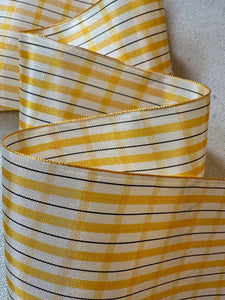 Vintage Prairie Chic Plaid Trim Six Different Styles