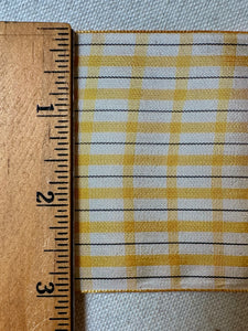 Vintage Prairie Chic Plaid Trim Six Different Styles