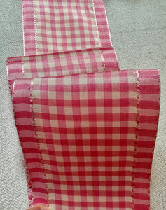 Vintage Prairie Chic Plaid Trim Six Different Styles