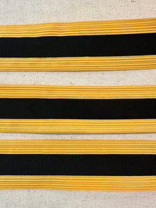 Antique Genuine Military Hat Braid Trim Circa 1940/50'S