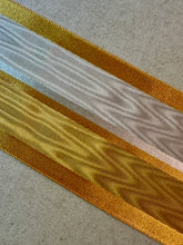 Load image into Gallery viewer, Vintage Moiré Ribbon Gold and Ivory