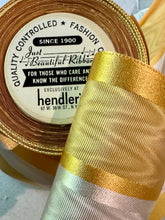 Load image into Gallery viewer, Vintage Moiré Ribbon Gold and Ivory