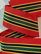 Load image into Gallery viewer, Vintage Grosgrain Ribbon Striking Woven Stripes