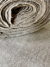 Load image into Gallery viewer, Antique Homespun Heavy Linen Fabric