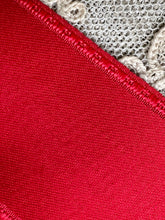 Load image into Gallery viewer, Vintage Lustrous Red Satin Ribbon