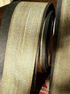 Antique Pale Gold Metal Ribbon