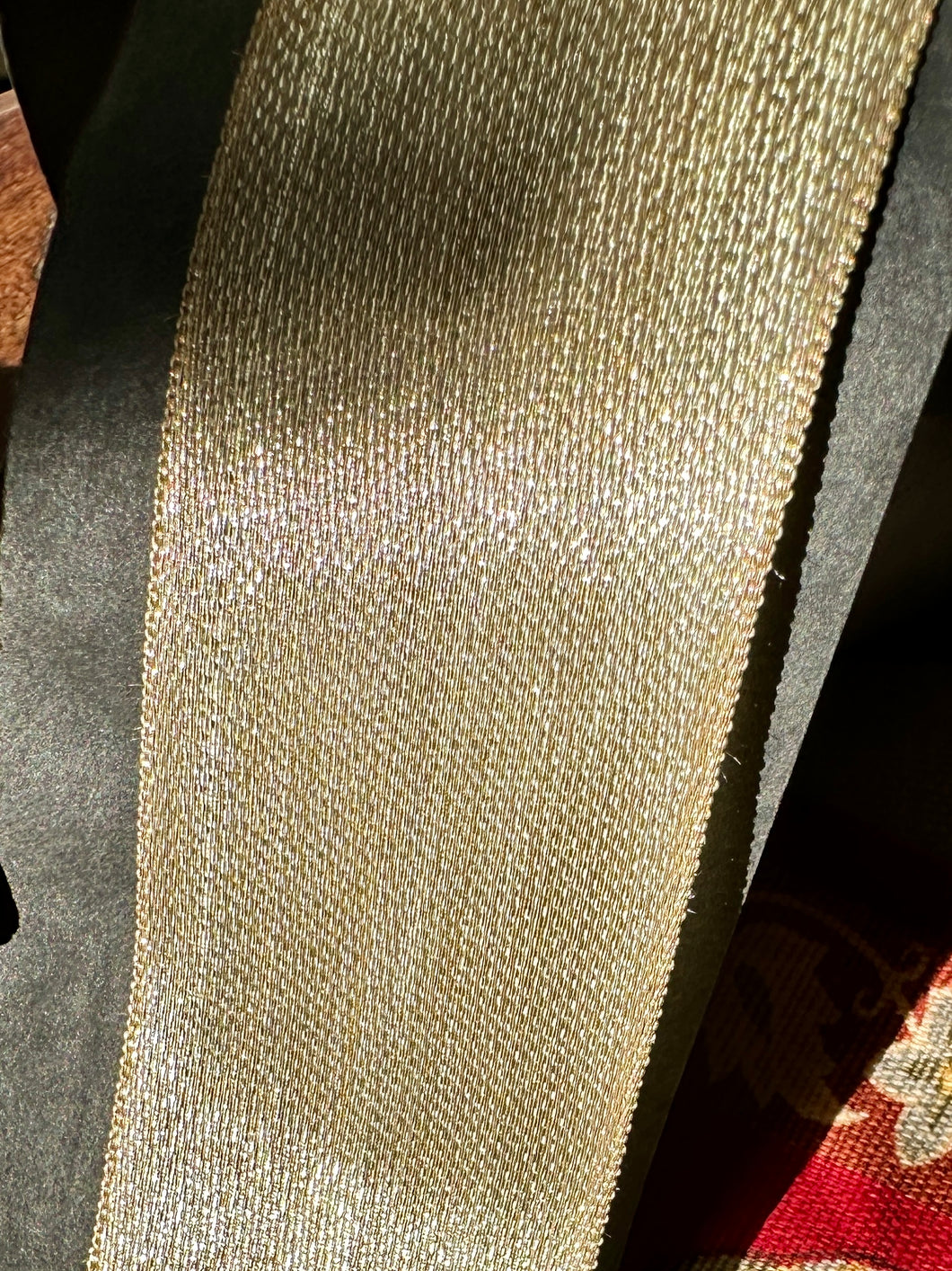 Antique Pale Gold Metal Ribbon