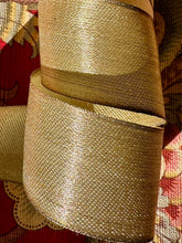 Load image into Gallery viewer, Antique Pale Gold Metal Ribbon