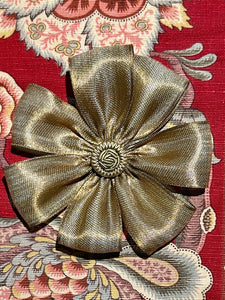 Antique Pale Gold Metal Ribbon