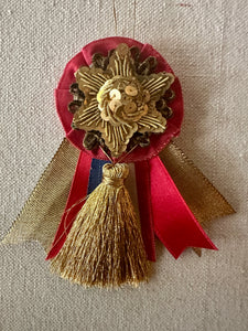 French Ribbon Fête  Holiday Rosettes Six Different