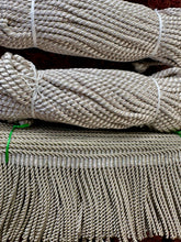 Load image into Gallery viewer, Antique Silver Metal Fringe and Cords