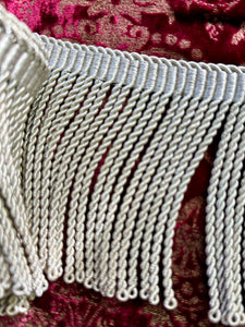 Antique Silver Metal Fringe and Cords
