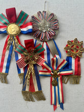 Load image into Gallery viewer, French Ribbon Fête  Holiday Rosettes Four Different