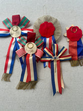 Load image into Gallery viewer, French Ribbon Fête  Holiday Rosettes Four Different