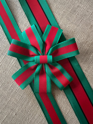 Vintage Quality Grosgrain Ribbon Christmas Colors