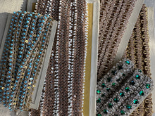 Load image into Gallery viewer, Antique Gold and Silver Metal Trims