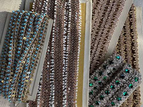 Antique Gold and Silver Metal Trims