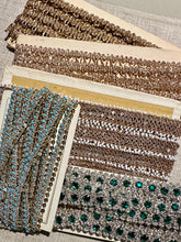 Load image into Gallery viewer, Antique Gold and Silver Metal Trims