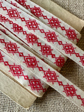 Load image into Gallery viewer, Antique Woven Trim in Six Different Designs