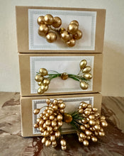 Load image into Gallery viewer, Three Different Vintage Gold Buds