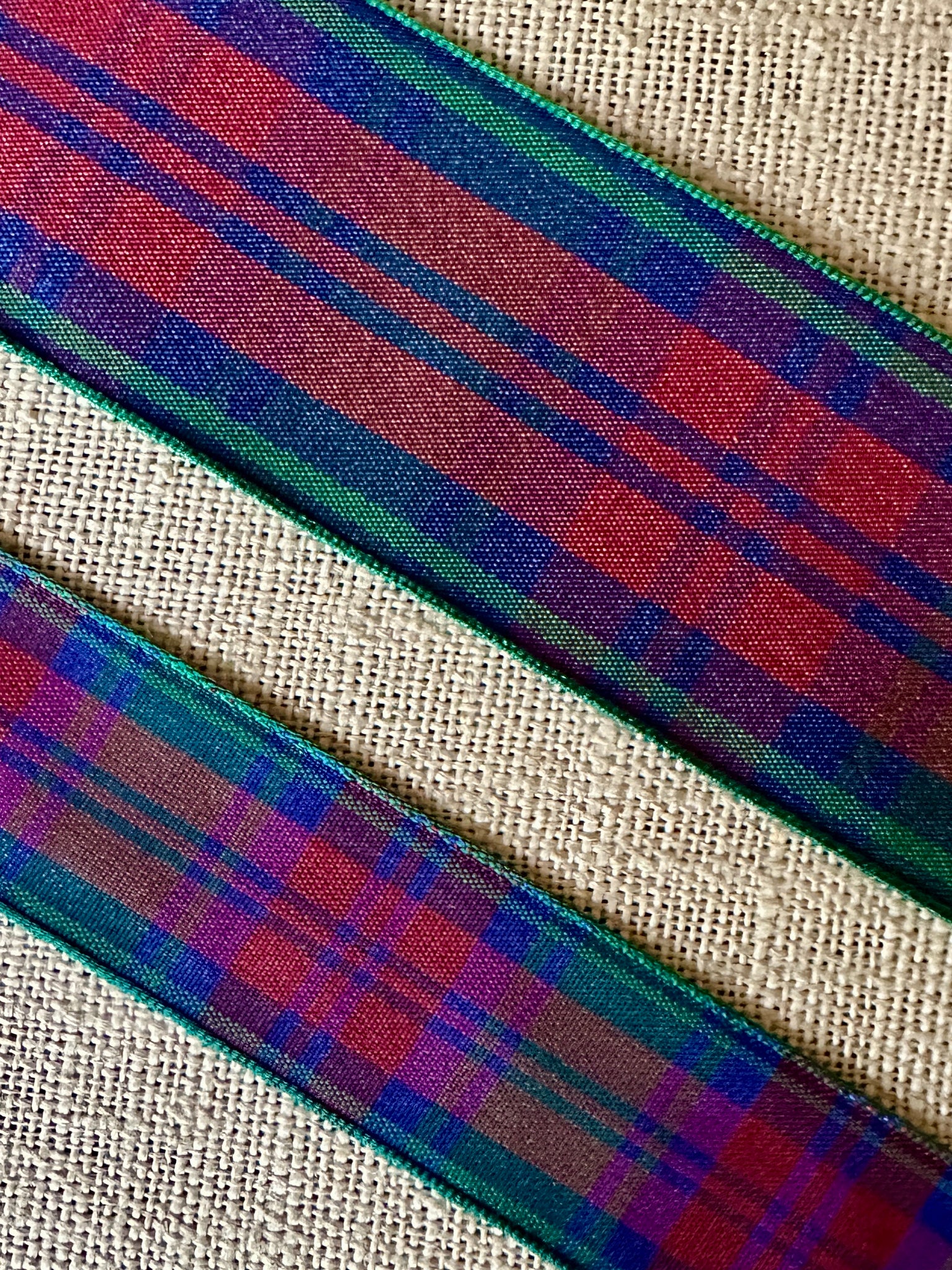 Tartan Ribbons in Nine Clans and Two Sizes – Vintage Passementerie