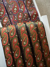 Load image into Gallery viewer, Vintage Boho Paisley Trim