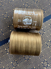 Load image into Gallery viewer, Vintage Silk Sewing and Embroidery Thread Antique Gold