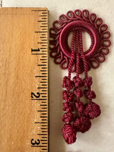 Load image into Gallery viewer, Antique Hand Sewn Cord Appliques with Dangles