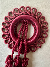 Load image into Gallery viewer, Antique Hand Sewn Cord Appliques with Dangles