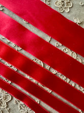 Load image into Gallery viewer, Silk Satin Ribbon Cherry Red