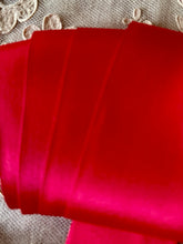 Load image into Gallery viewer, Silk Satin Ribbon Cherry Red