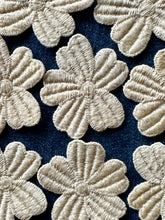 Load image into Gallery viewer, Vintage Finely Woven Cotton Flowers One Dozen