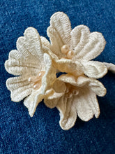 Load image into Gallery viewer, Vintage Finely Woven Cotton Flowers One Dozen