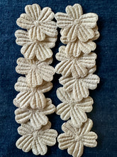 Load image into Gallery viewer, Vintage Finely Woven Cotton Flowers One Dozen
