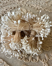 Load image into Gallery viewer, Antique Bunches of White Stamens
