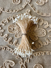 Load image into Gallery viewer, Antique Bunches of White Stamens