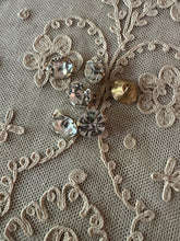 Load image into Gallery viewer, Vintage Glass Rhinestone Buttons by the Half Dozen Three Sizes