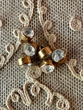 Load image into Gallery viewer, Vintage Glass Rhinestone Buttons by the Half Dozen Three Sizes