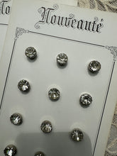 Load image into Gallery viewer, Vintage Faceted Glass Rhinestone Buttons Large