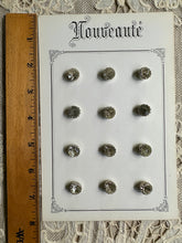 Load image into Gallery viewer, Vintage Faceted Glass Rhinestone Buttons Large