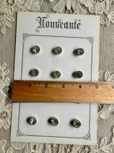 Load image into Gallery viewer, Vintage Faceted Glass Rhinestone Buttons Large