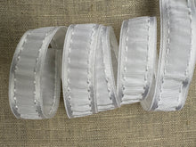 Load image into Gallery viewer, Ruched French Vintage Ribbon Trim with Drawstrings