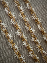Load image into Gallery viewer, Rococo Style Trim Gold and White