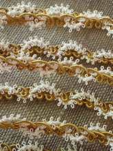 Load image into Gallery viewer, Rococo Style Trim Gold and White