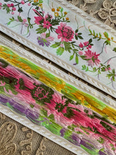 Load image into Gallery viewer, Vintage Ombre Floral Bouquets Ribbon