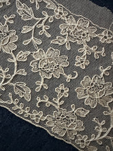 Load image into Gallery viewer, Vintage Embroidered Net Lace