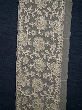 Load image into Gallery viewer, Vintage Embroidered Net Lace