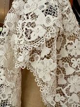 Load image into Gallery viewer, Antique Irish Crochet Shawl