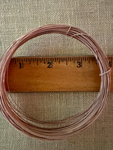 Load image into Gallery viewer, Antique Silk Wrapped Copper Wire Cocoa Brown