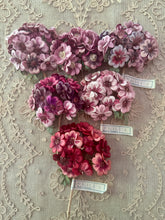 Load image into Gallery viewer, Antique Velvety Millinery Flower Bouquet